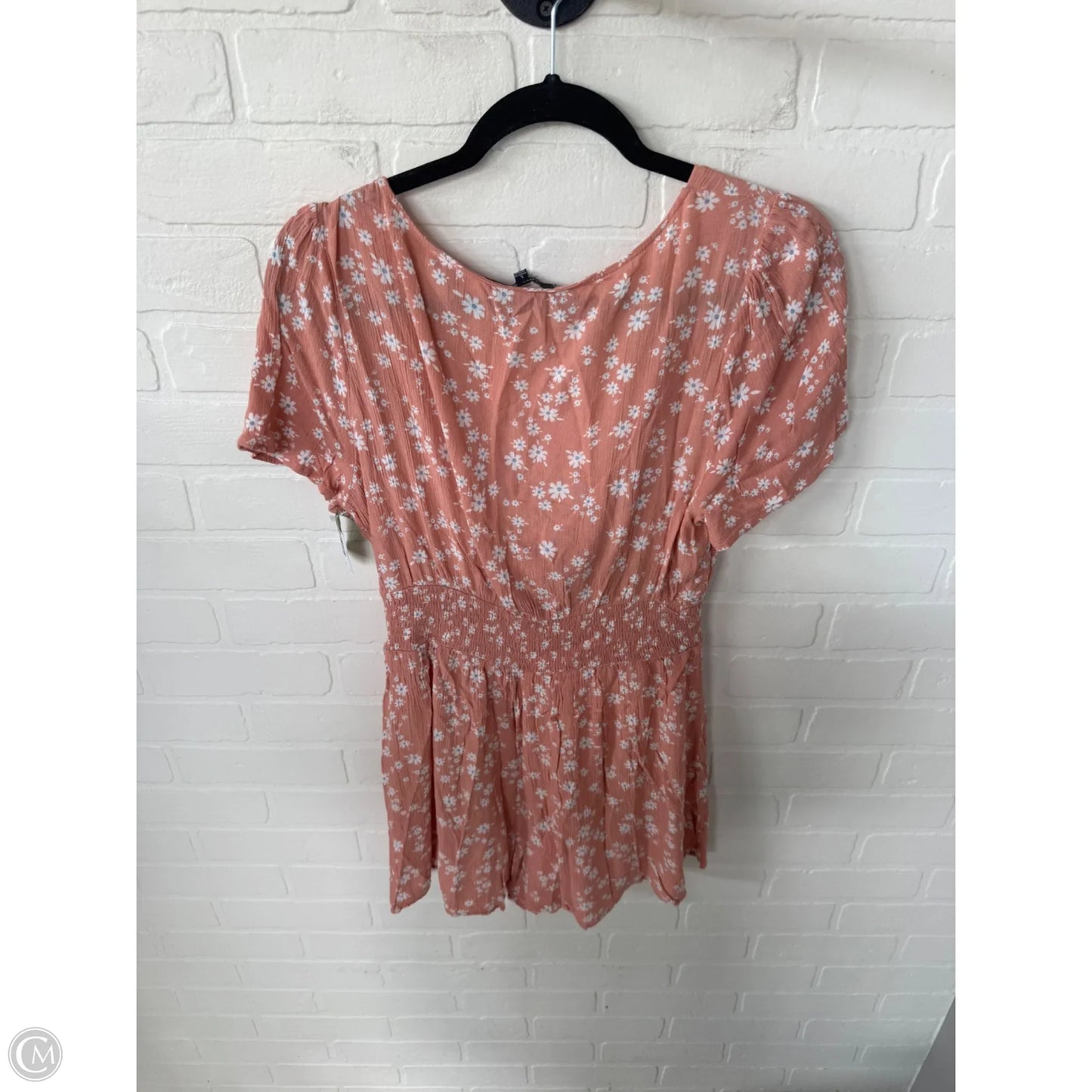 Romper By Love Tree In Pink & White, Size: L