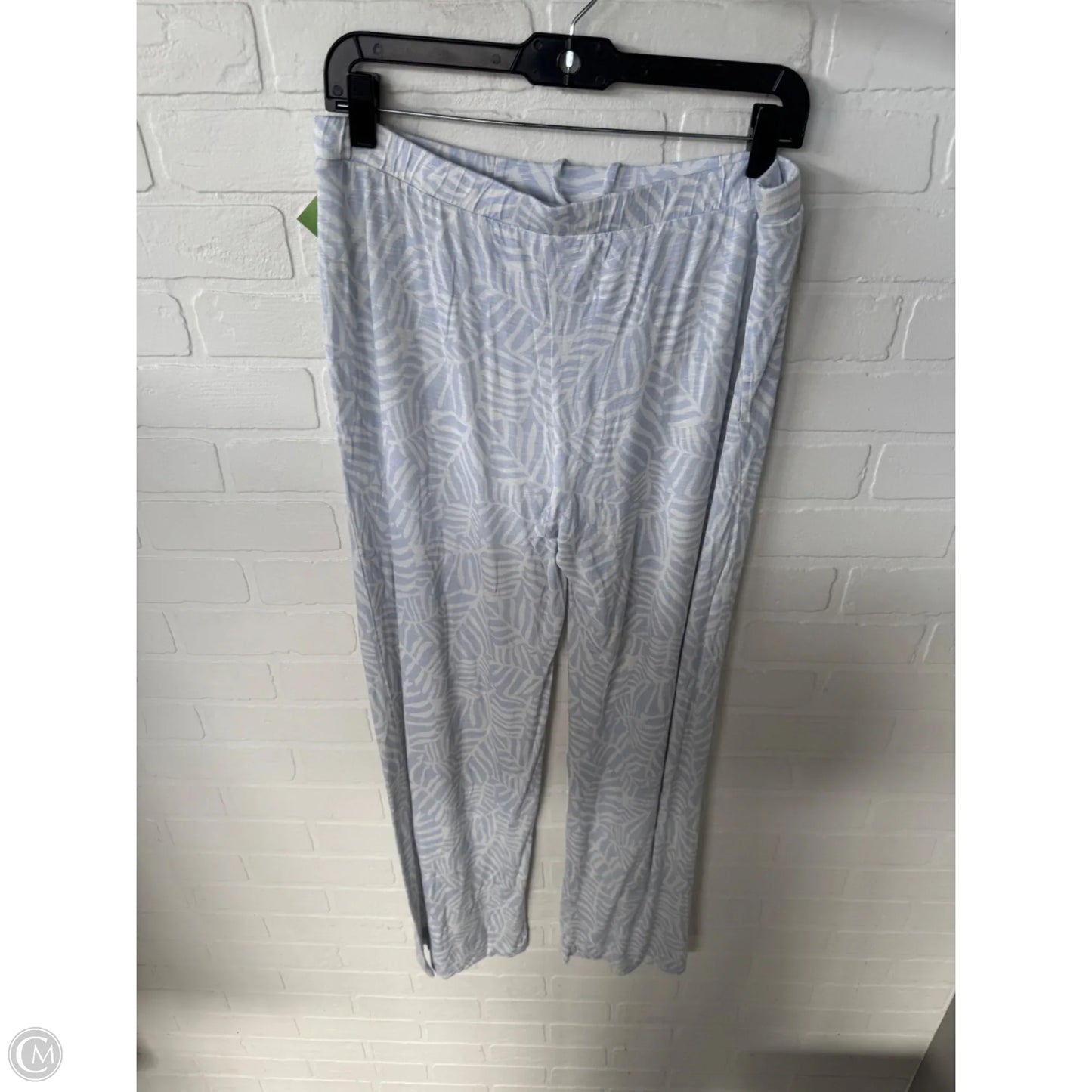 Pajama Pants By Soma In Blue & White, Size: M