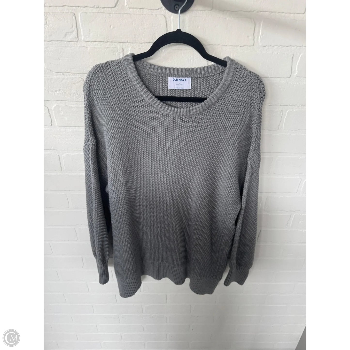 Sweater By Old Navy In Grey, Size: L