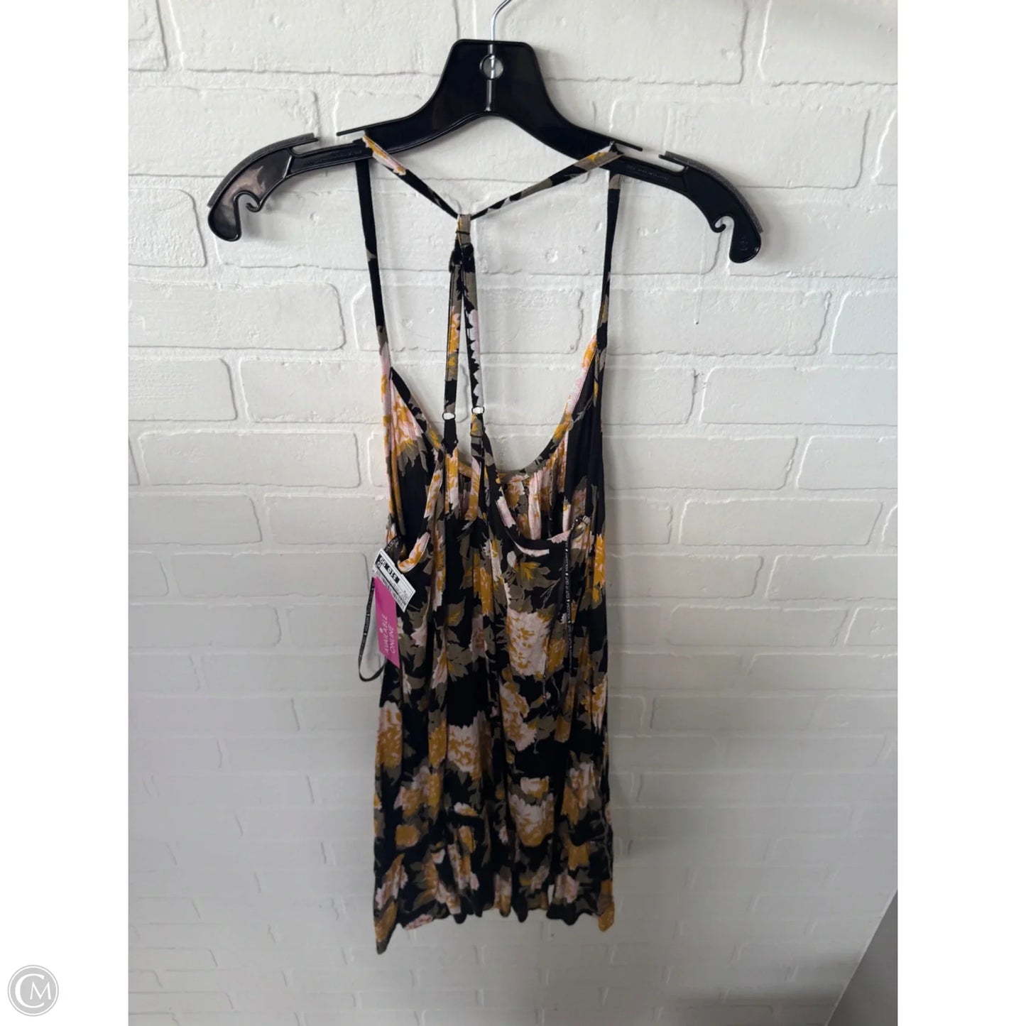 Tunic Sleeveless By Volcom In Black & Yellow, Size: M