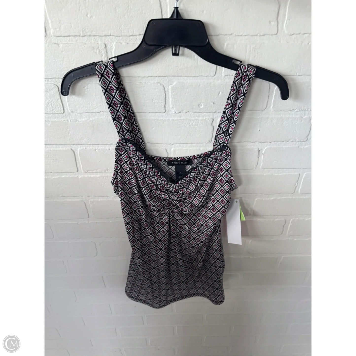 Top Sleeveless By White House Black Market In Black & Purple, Size: S