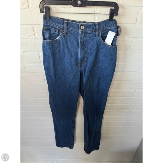 Jeans Straight By Abercrombie And Fitch In Blue Denim, Size: 4l