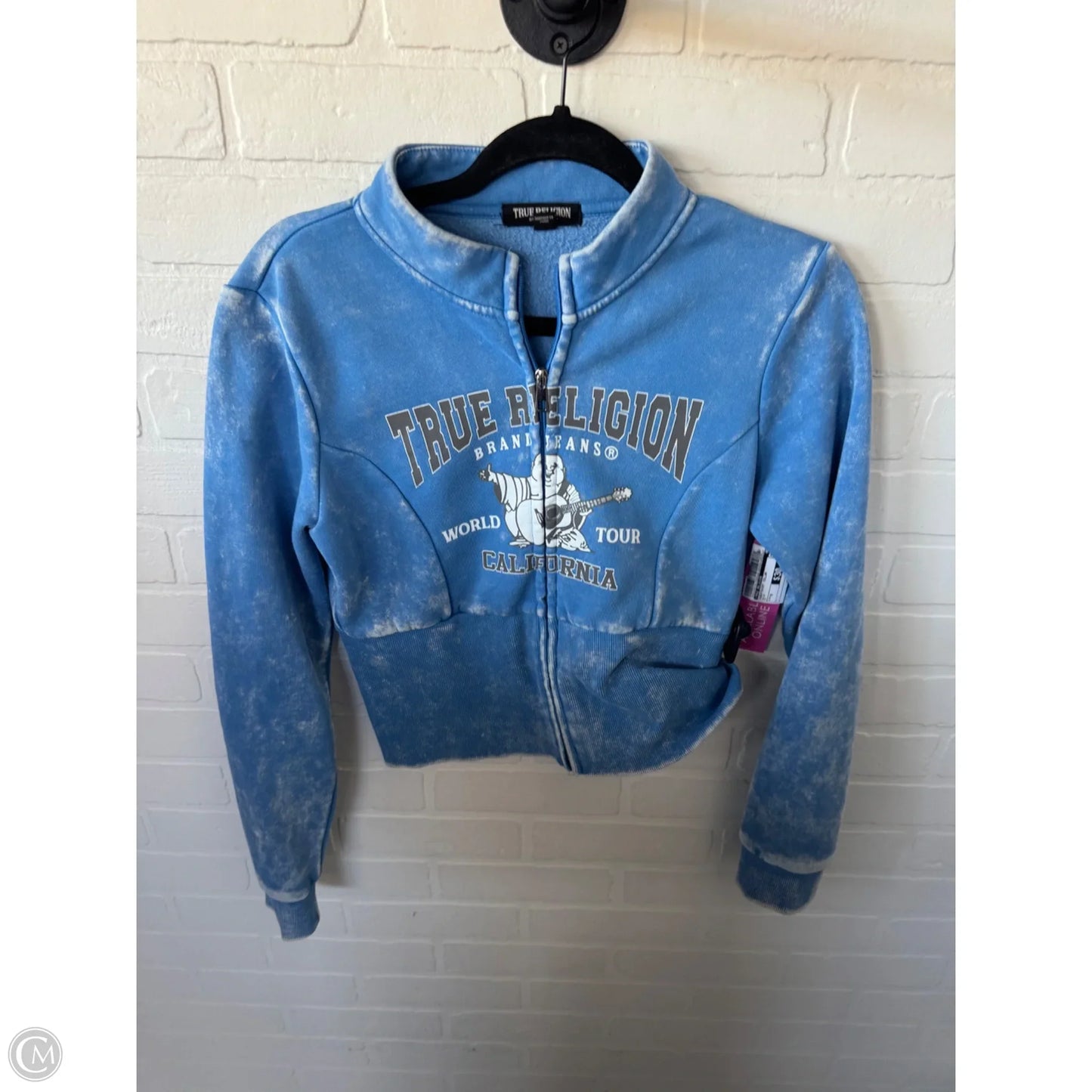 Sweatshirt Collar By True Religion In Blue, Size: M