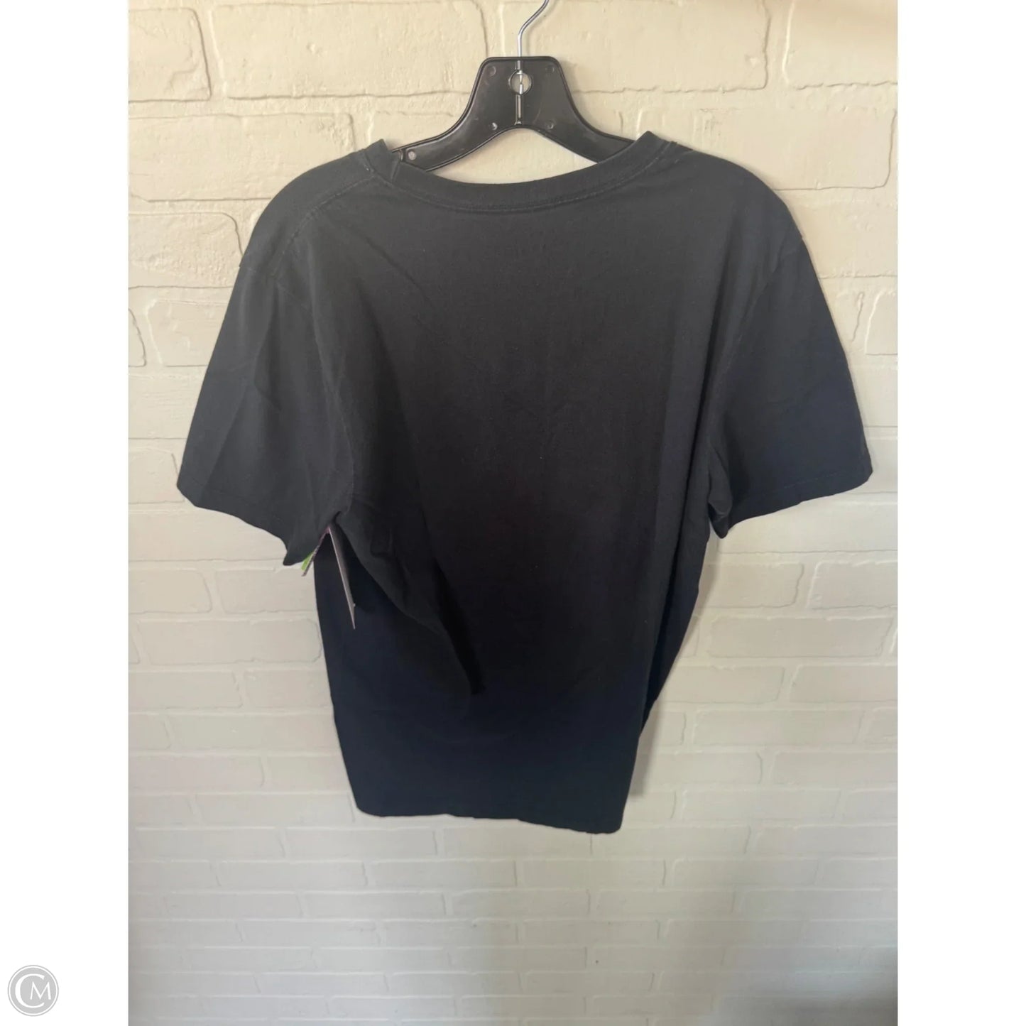 Top Short Sleeve Basic By Nike In Black & Yellow, Size: M