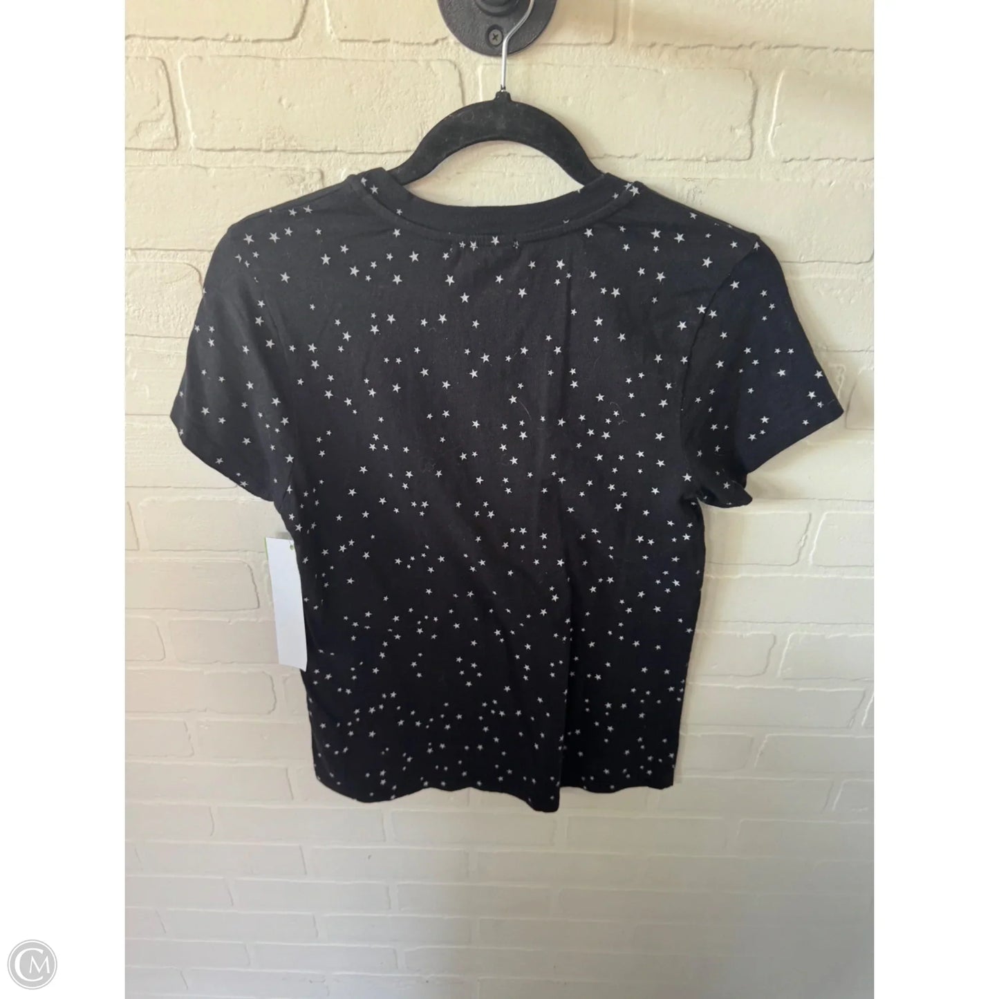 Top Short Sleeve Basic By Sundry In Black & Grey, Size: Xs