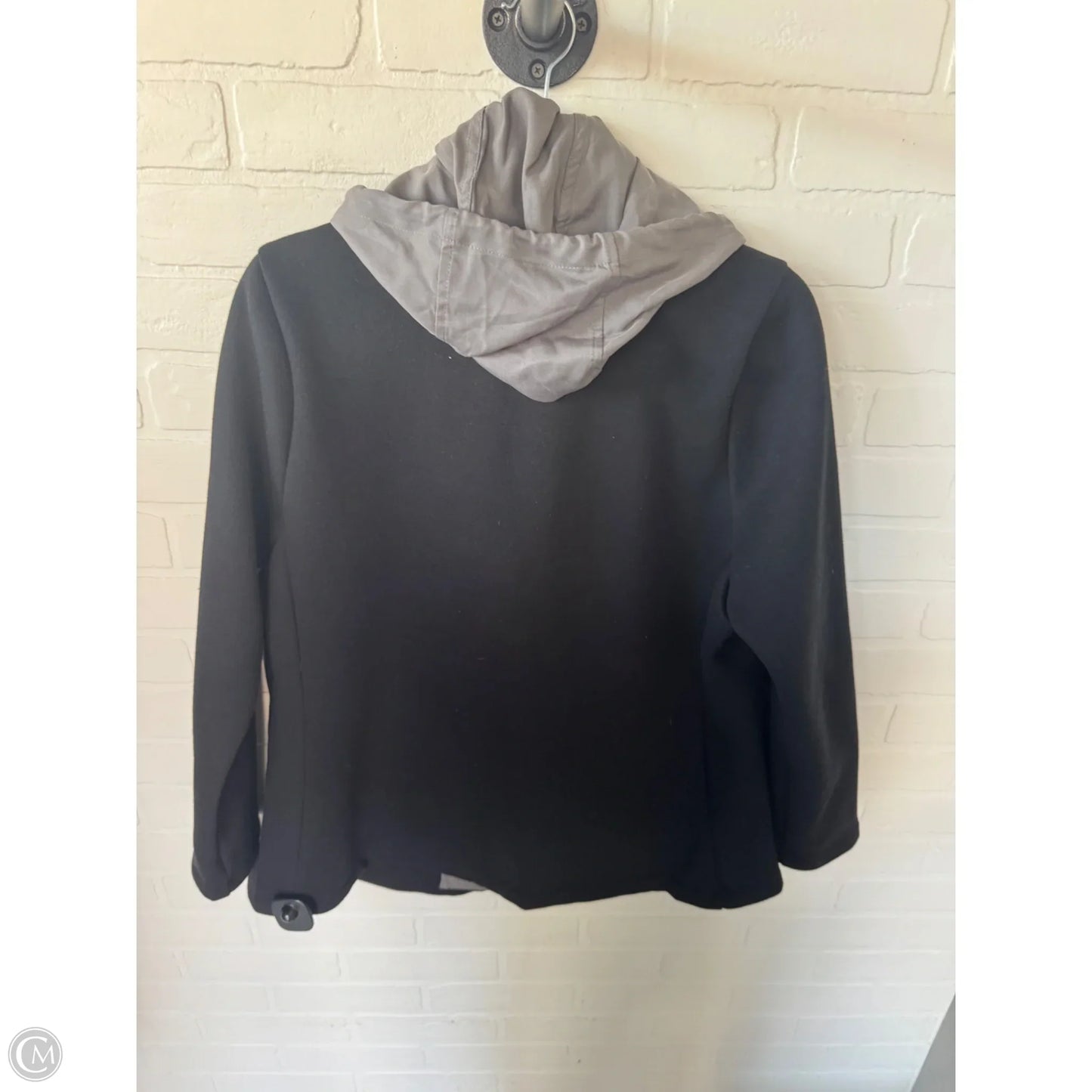 Blazer By Torrid In Black & Grey, Size: M