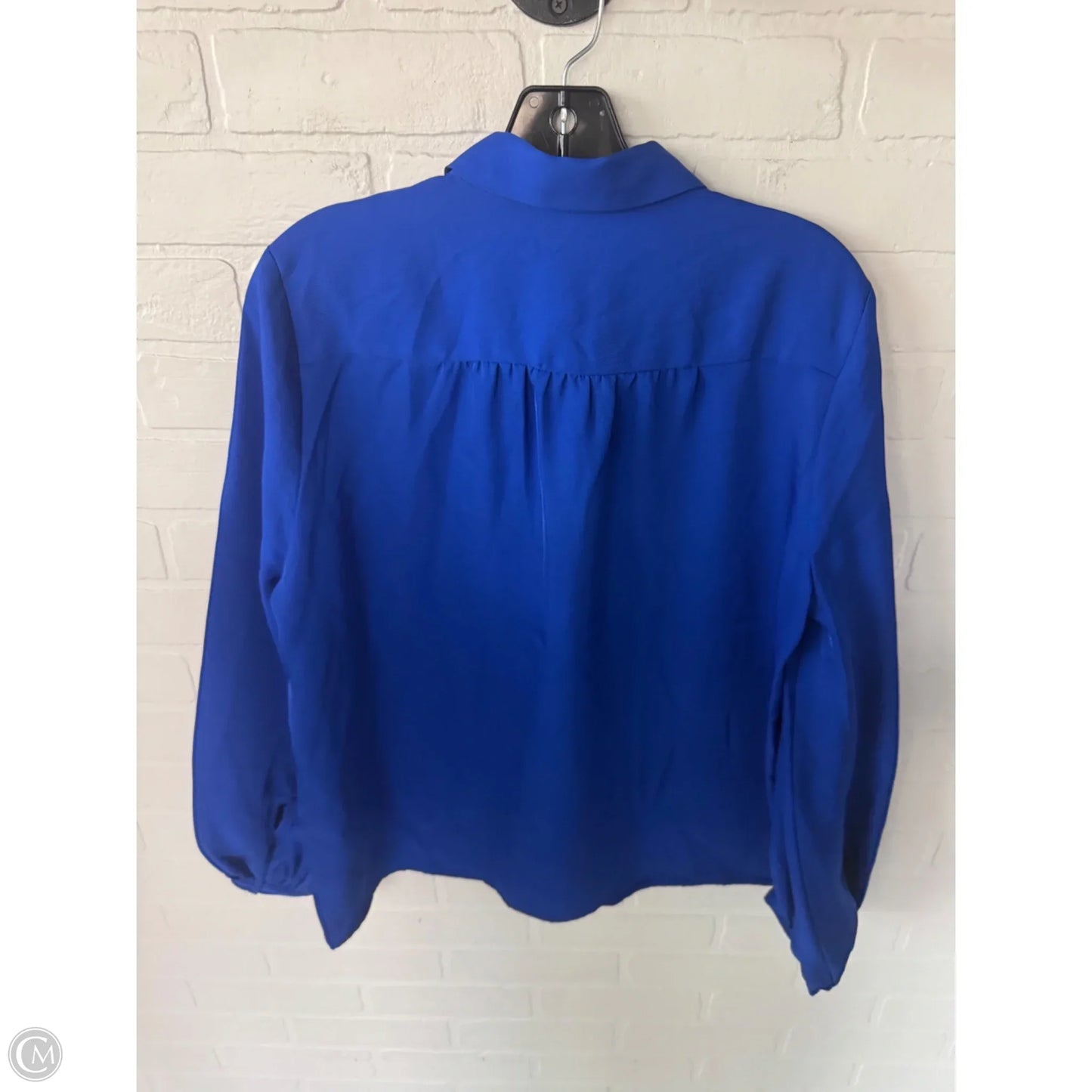 Top Long Sleeve By Express In Blue, Size: M