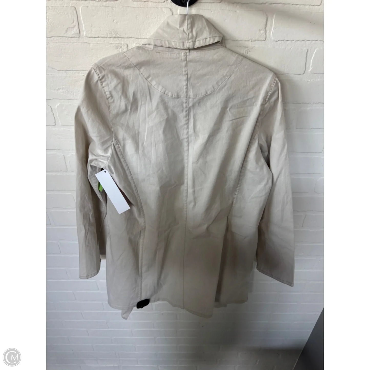 Blazer By Peruvian Connection In Cream, Size: M