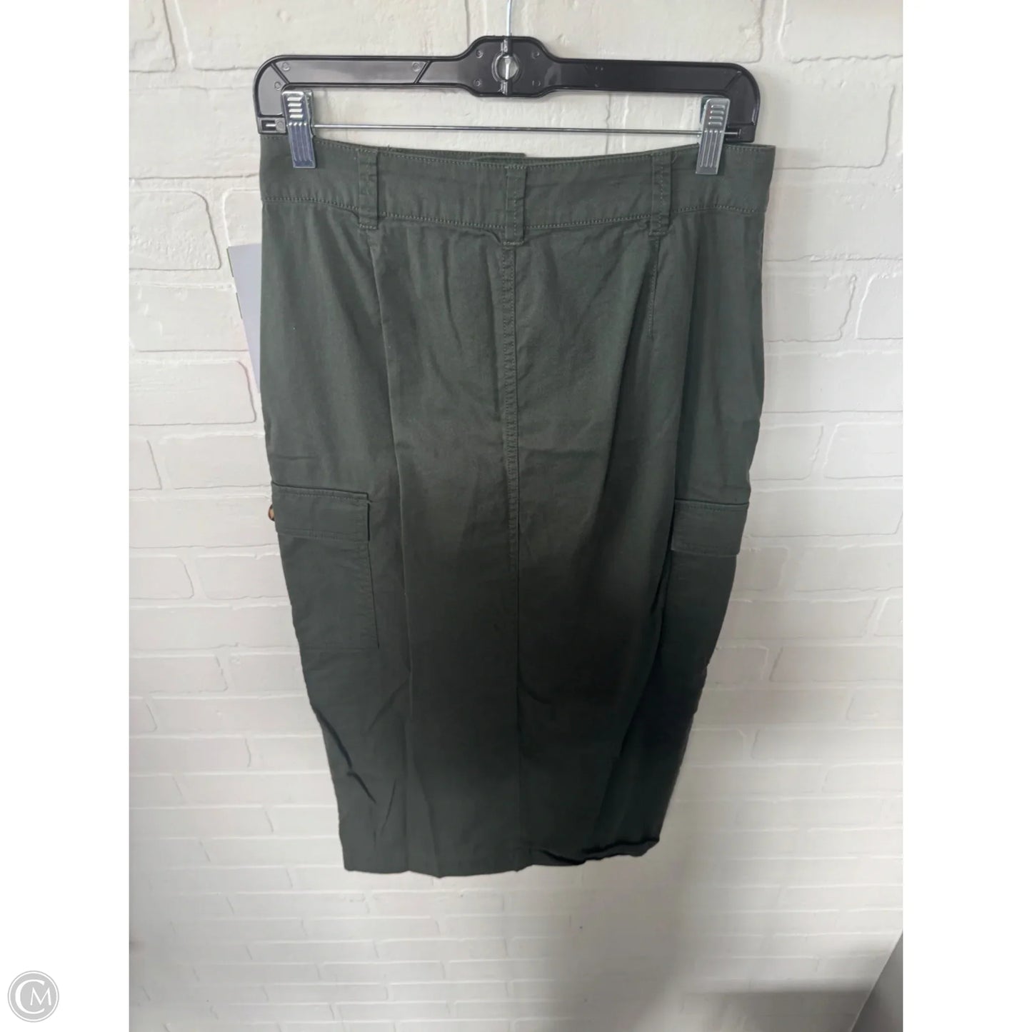 Skirt Midi By Loft In Green, Size: 4