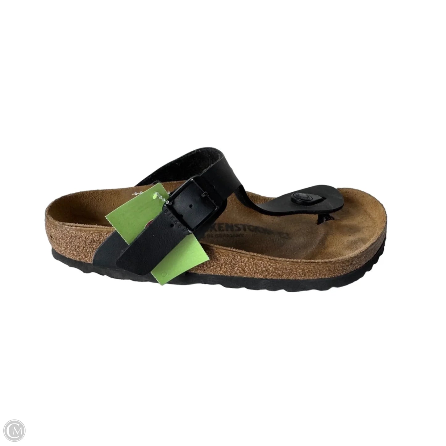Sandals Flats By Birkenstock In Black, Size: 6