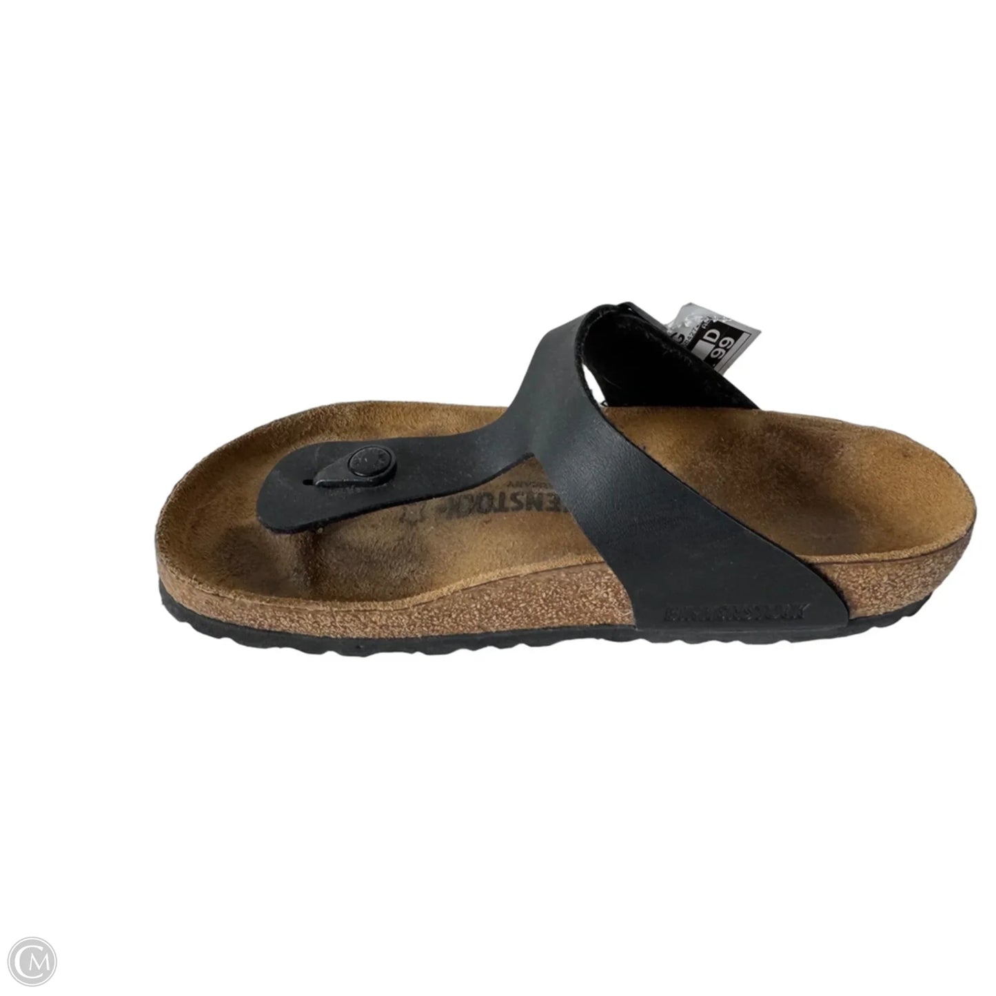 Sandals Flats By Birkenstock In Black, Size: 6
