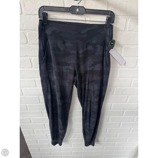Athletic Pants By Lululemon In Black & Grey, Size: 8