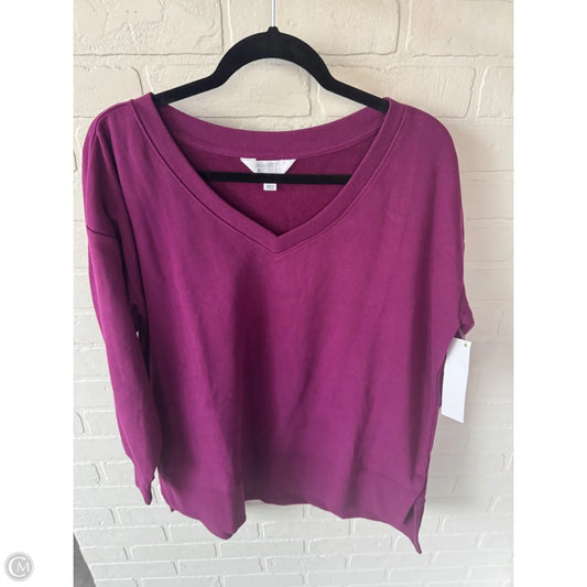 Sweatshirt Crewneck By Market & Spruce In Purple, Size: 1x