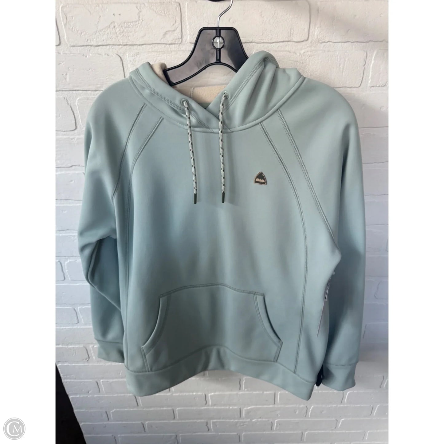 Sweatshirt Hoodie By Burton In Green, Size: S