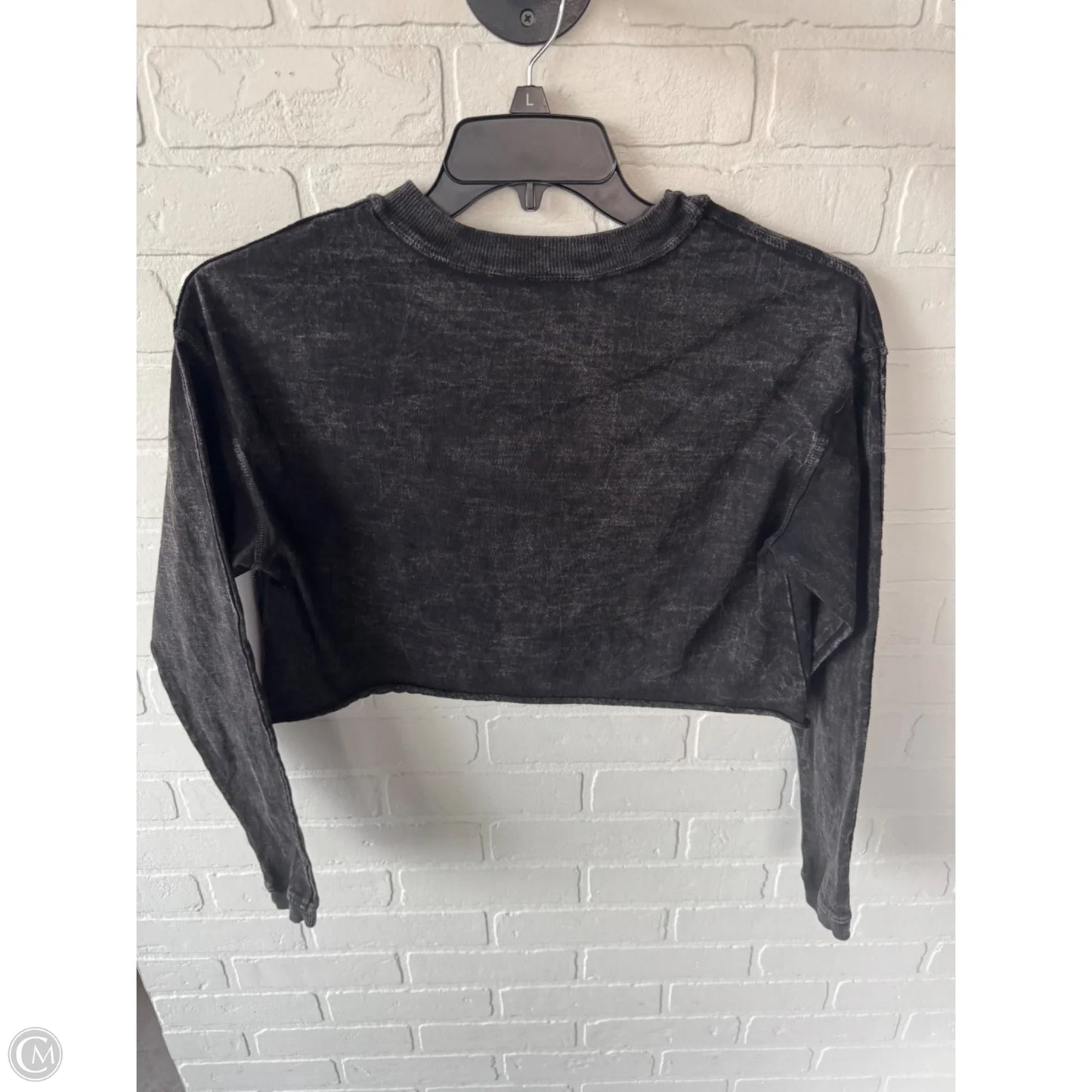 Top Long Sleeve By As Revival In Black, Size: Xs