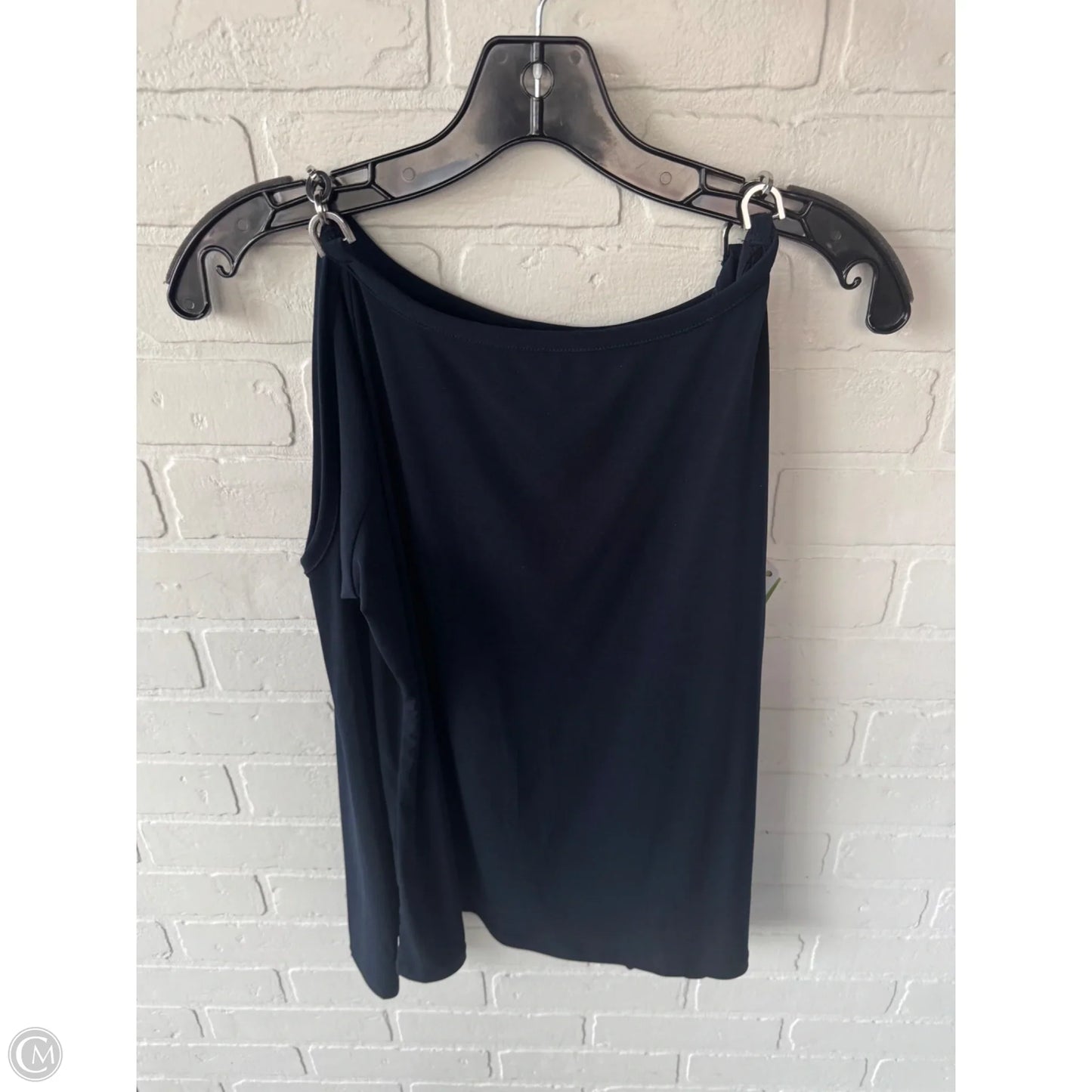 Top Long Sleeve By Michael By Michael Kors In Blue & Silver, Size: L