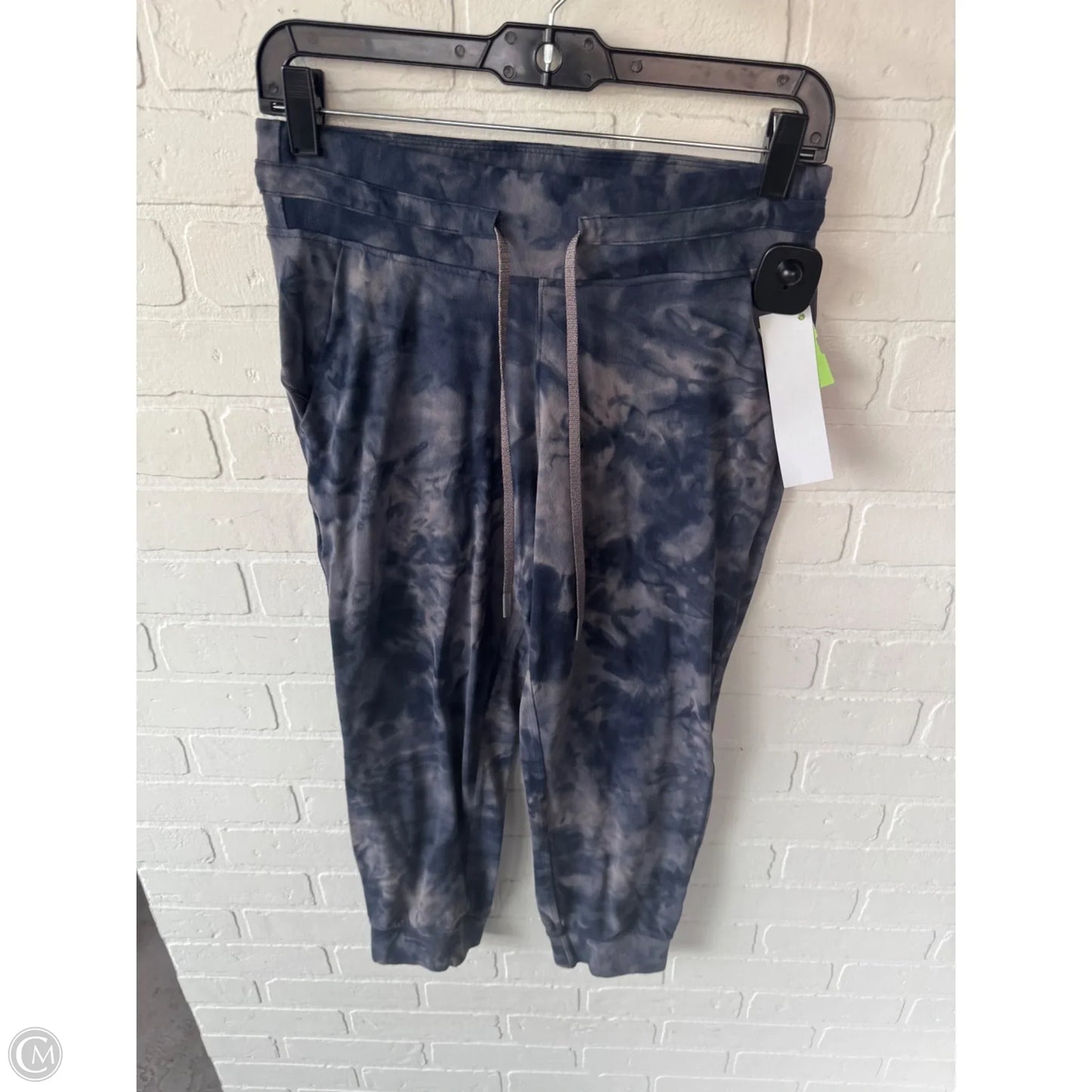 Athletic Pants By Lululemon In Blue & Grey, Size: 6