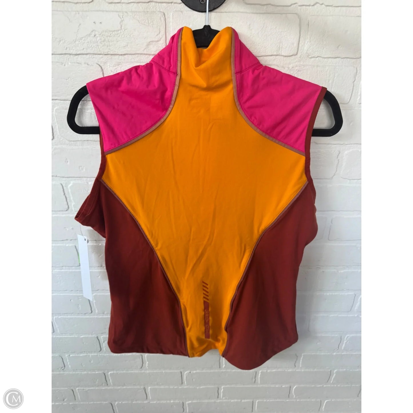 Athletic Tank Top By Helly Hansen In Brown & Pink, Size: M
