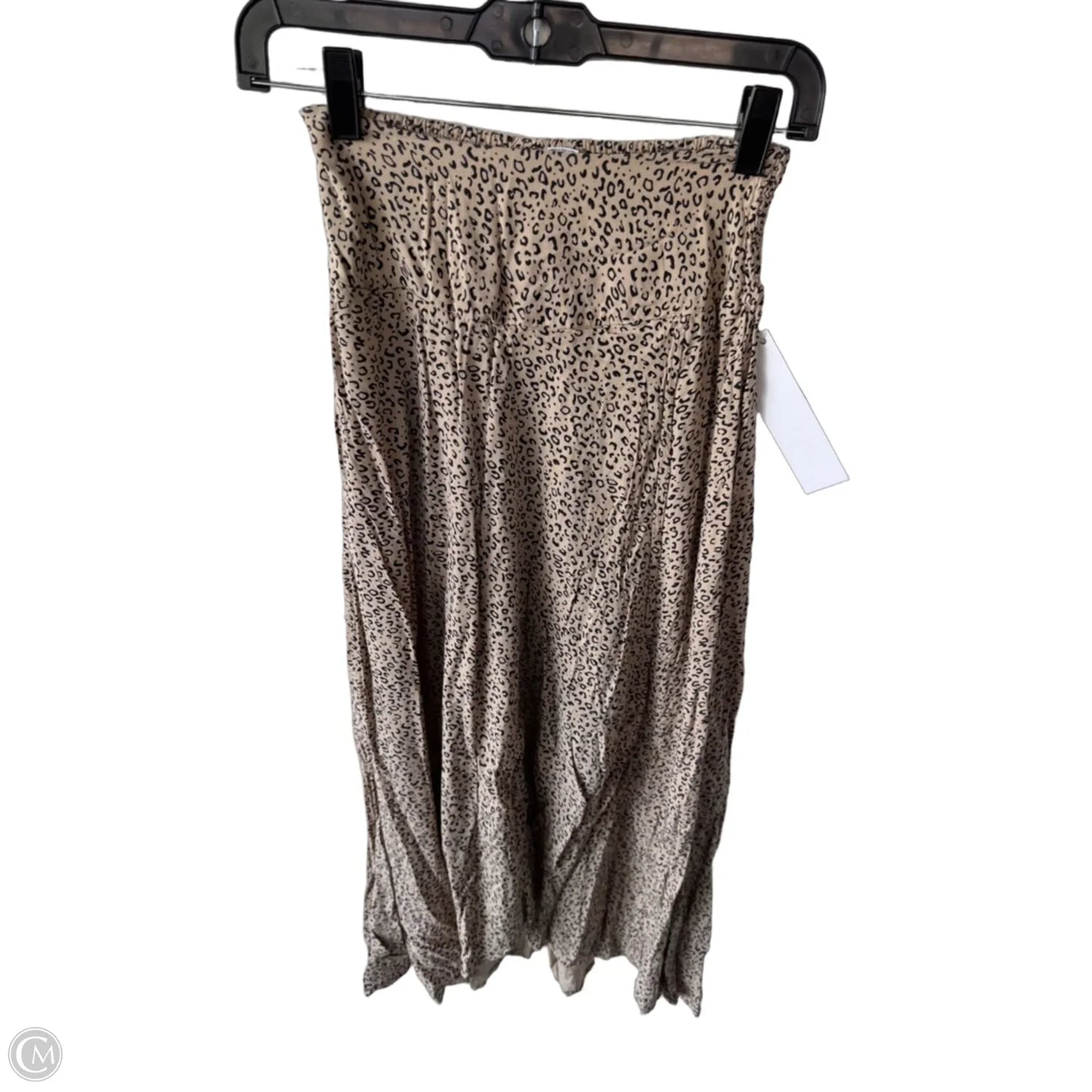 Skirt Maxi By Japna In Black & Tan, Size: 4