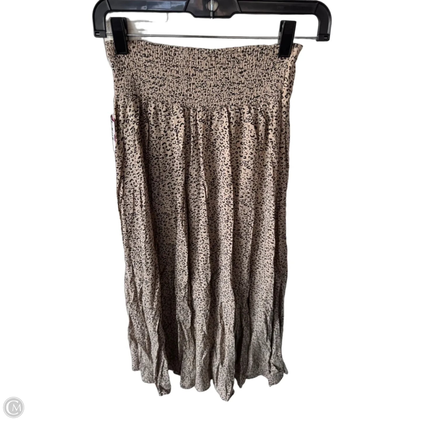 Skirt Maxi By Japna In Black & Tan, Size: 4