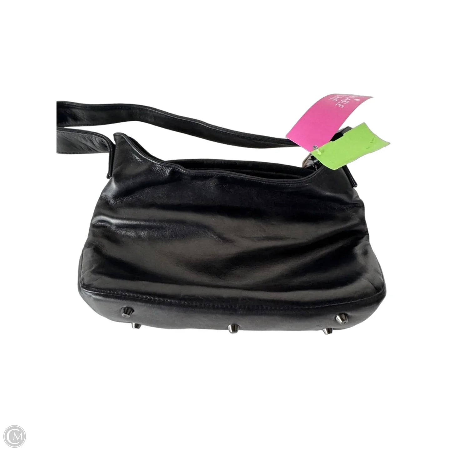 Handbag Leather By Perlina, Size: Small