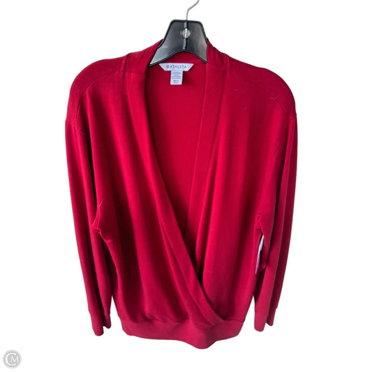 Sweatshirt Crewneck By Athleta In Red, Size: M