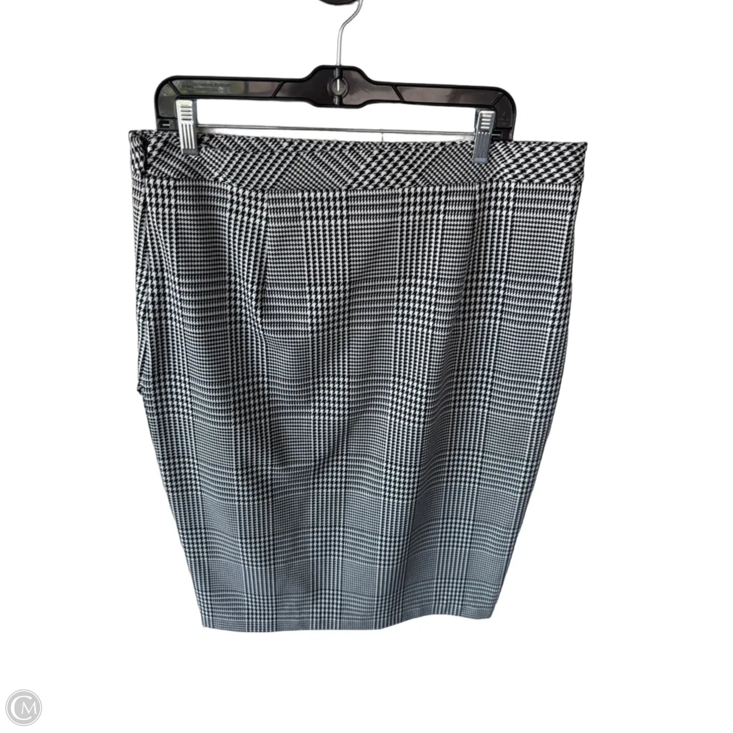 Skirt Midi By Banana Republic In Black & White, Size: 14l