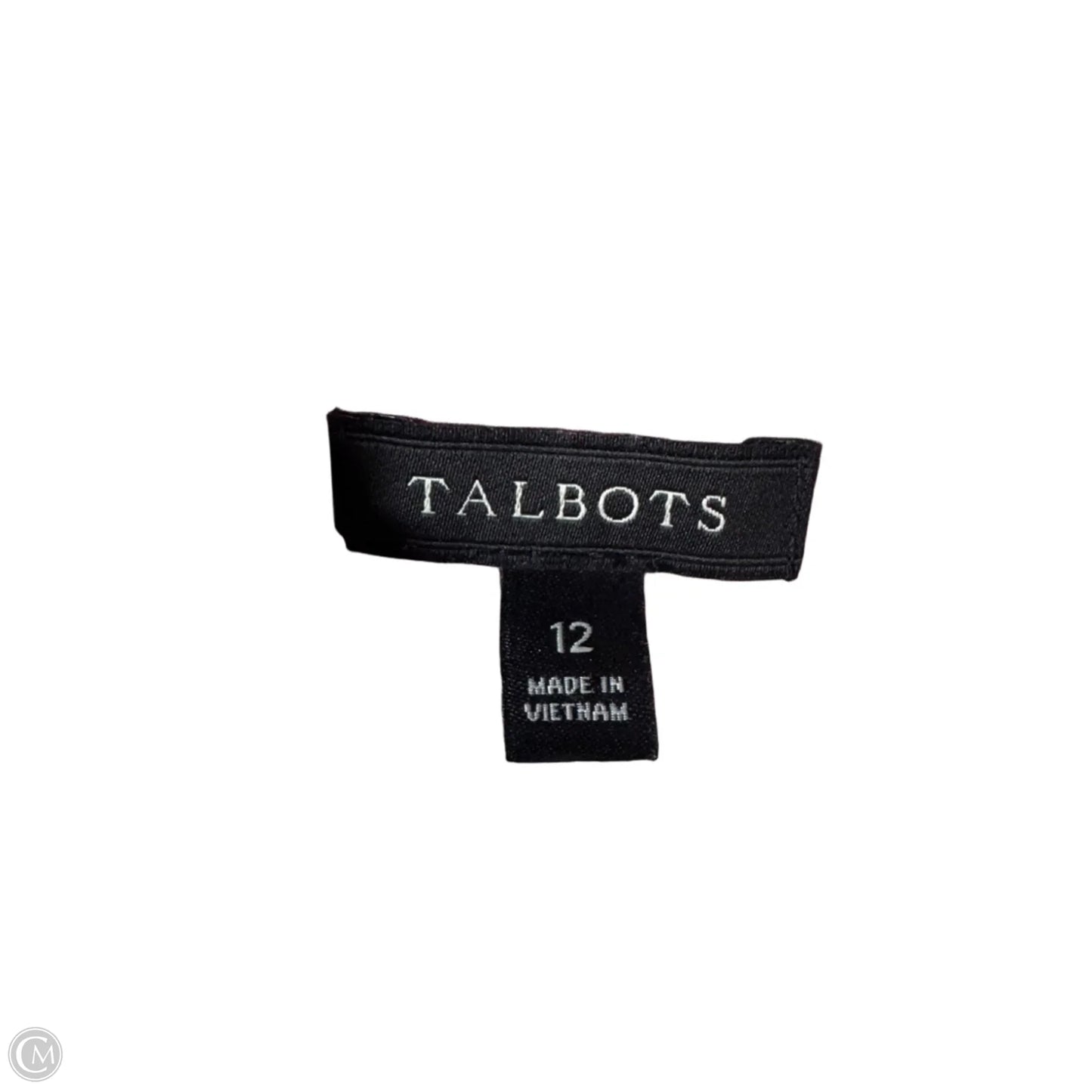 Dress Work By Talbots In Pink & White, Size: L