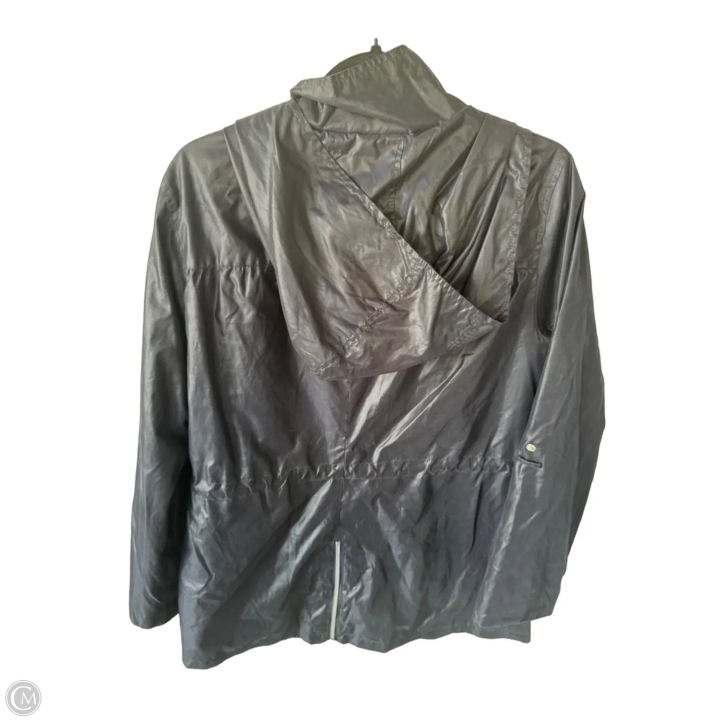 Coat Raincoat By Bcbgeneration In Blue, Size: L