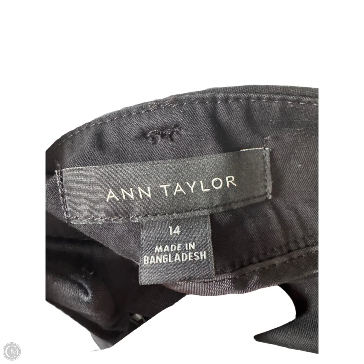 Shorts By Ann Taylor In Black, Size: 14