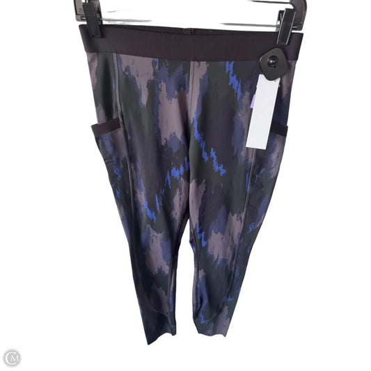 Athletic Leggings By Lululemon In Black & Purple, Size: 8