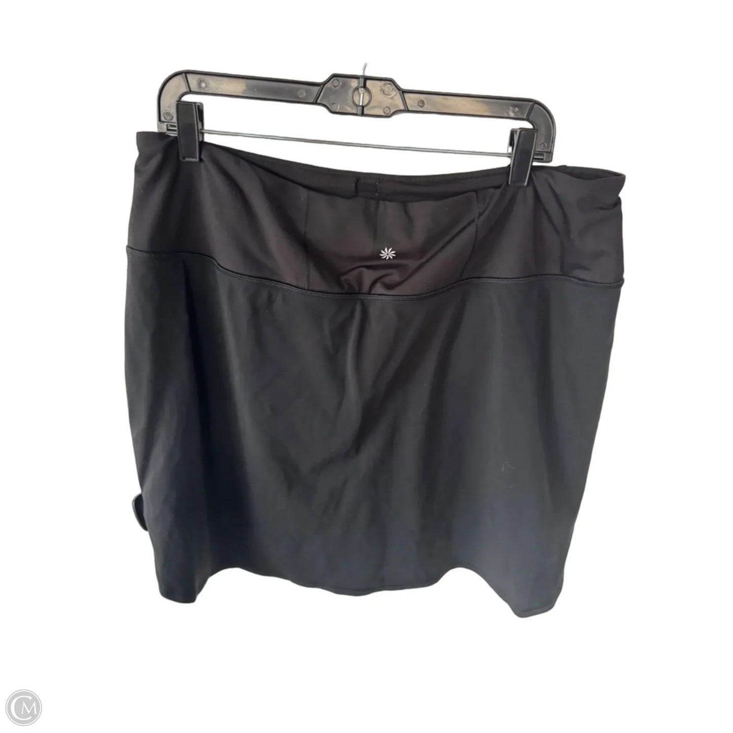 Athletic Skort By Athleta In Black, Size: 16