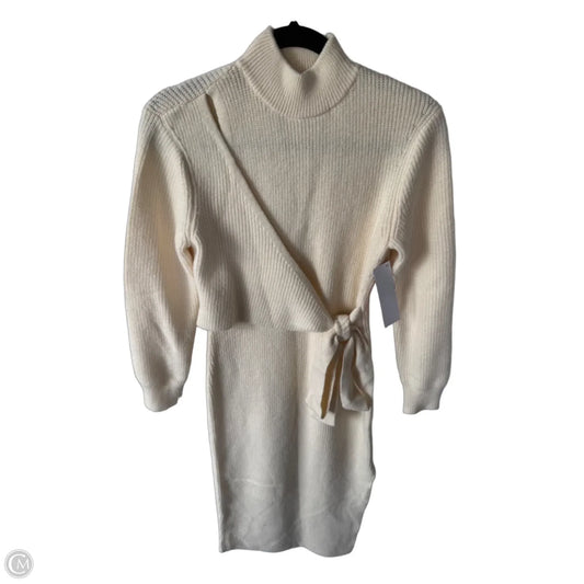 Dress Sweater By Petal & Pup In Cream, Size: S