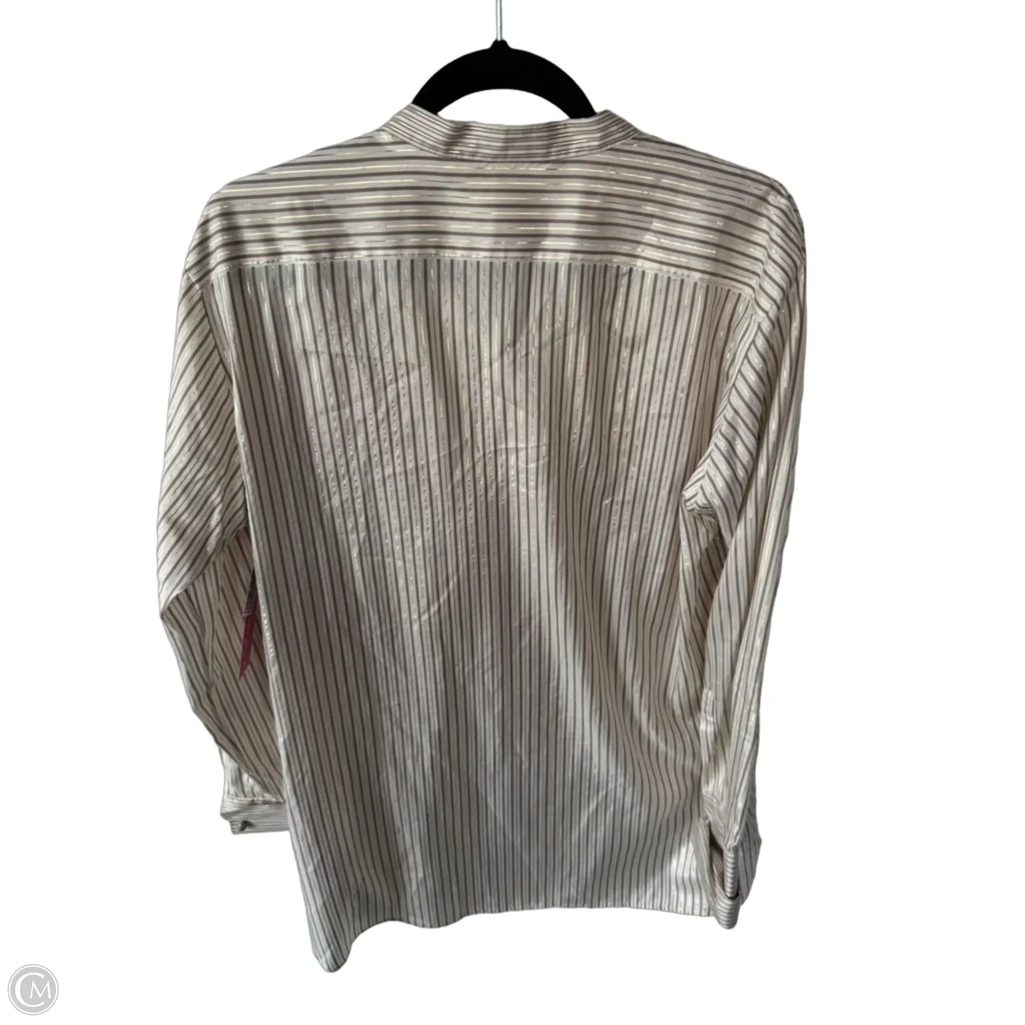 Tunic Long Sleeve By Etro In Gold & Tan, Size: L