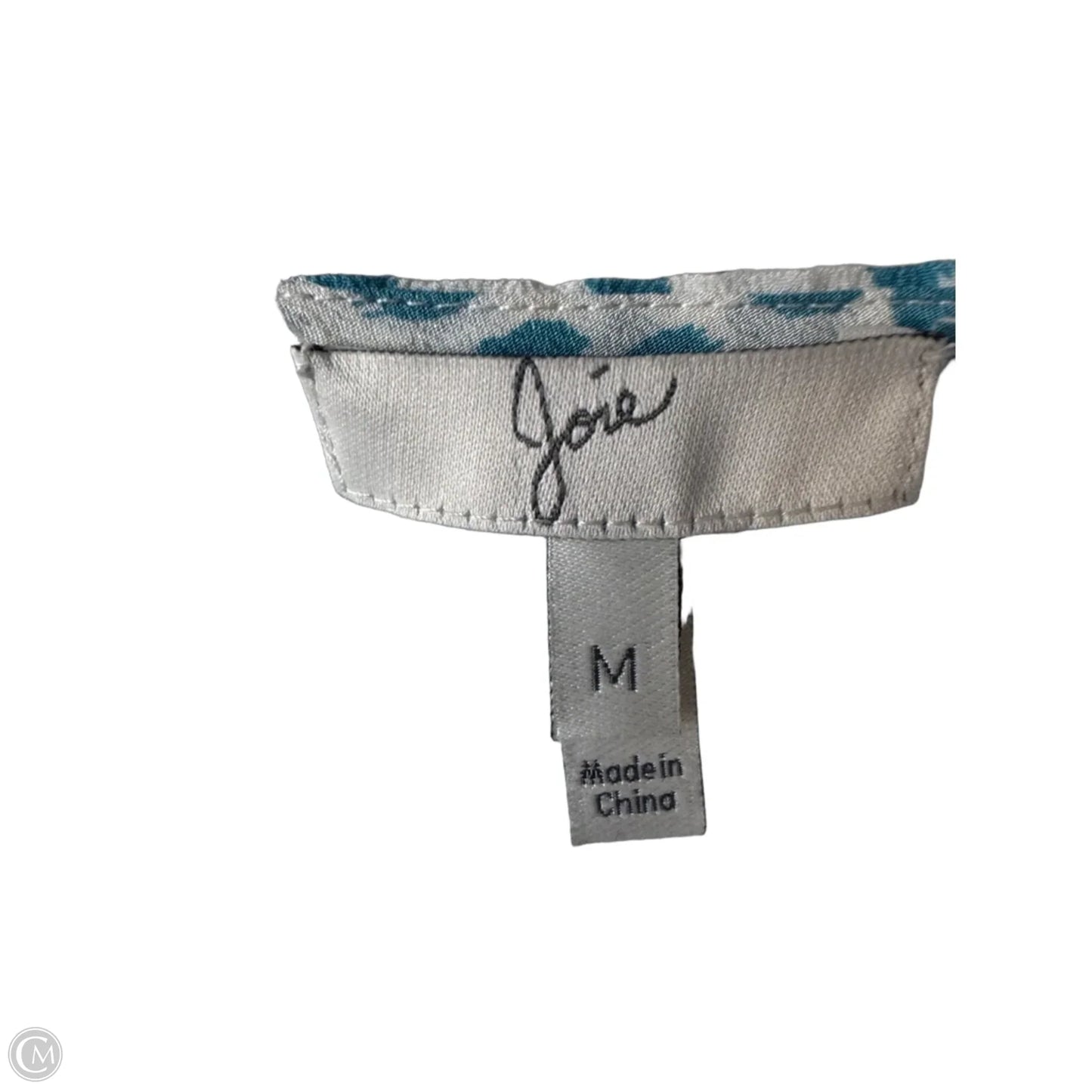 Top Sleeveless By Joie In Blue & White, Size: M