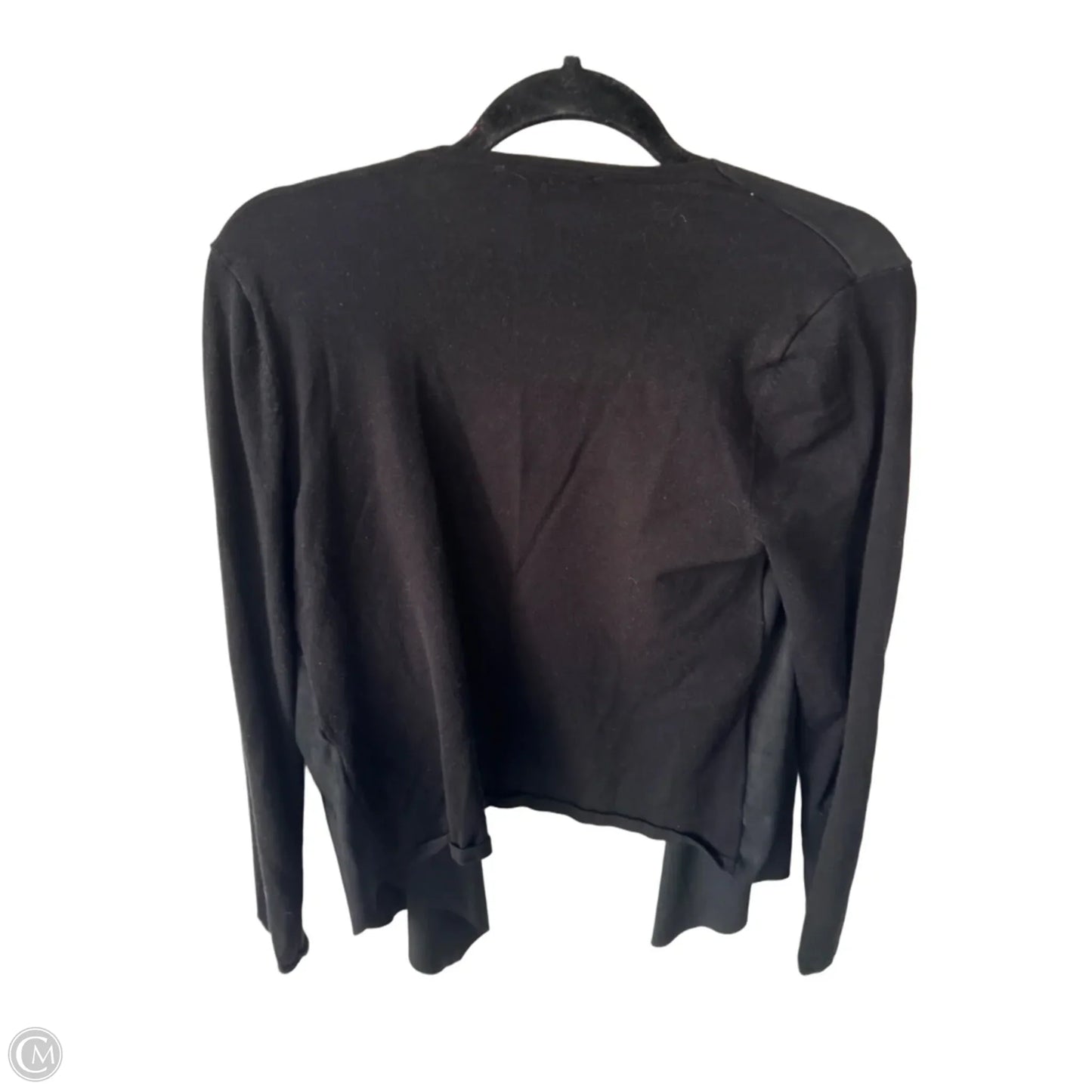 Sweater Cardigan By Inc In Black, Size: L
