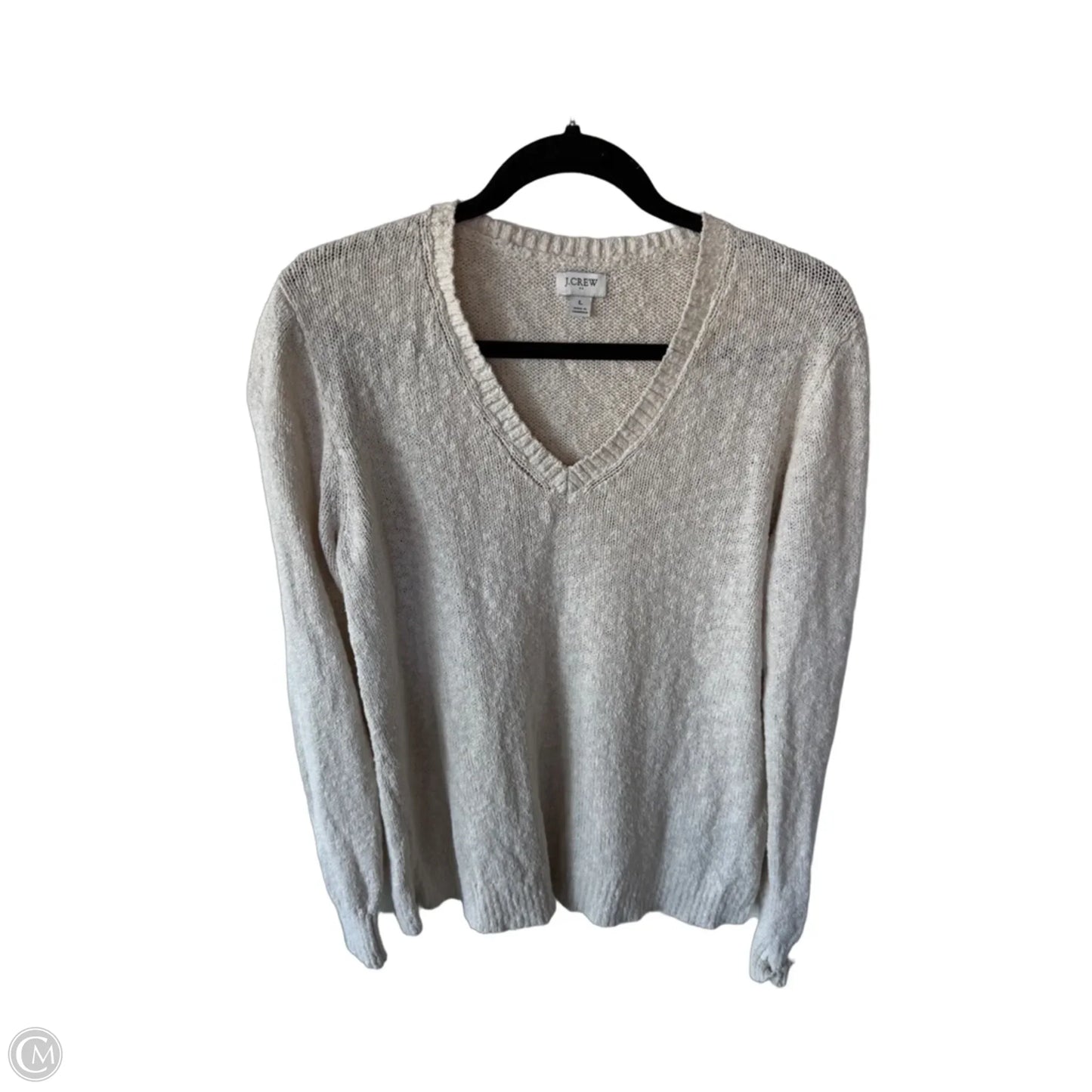Sweater By J. Crew In Cream, Size: L