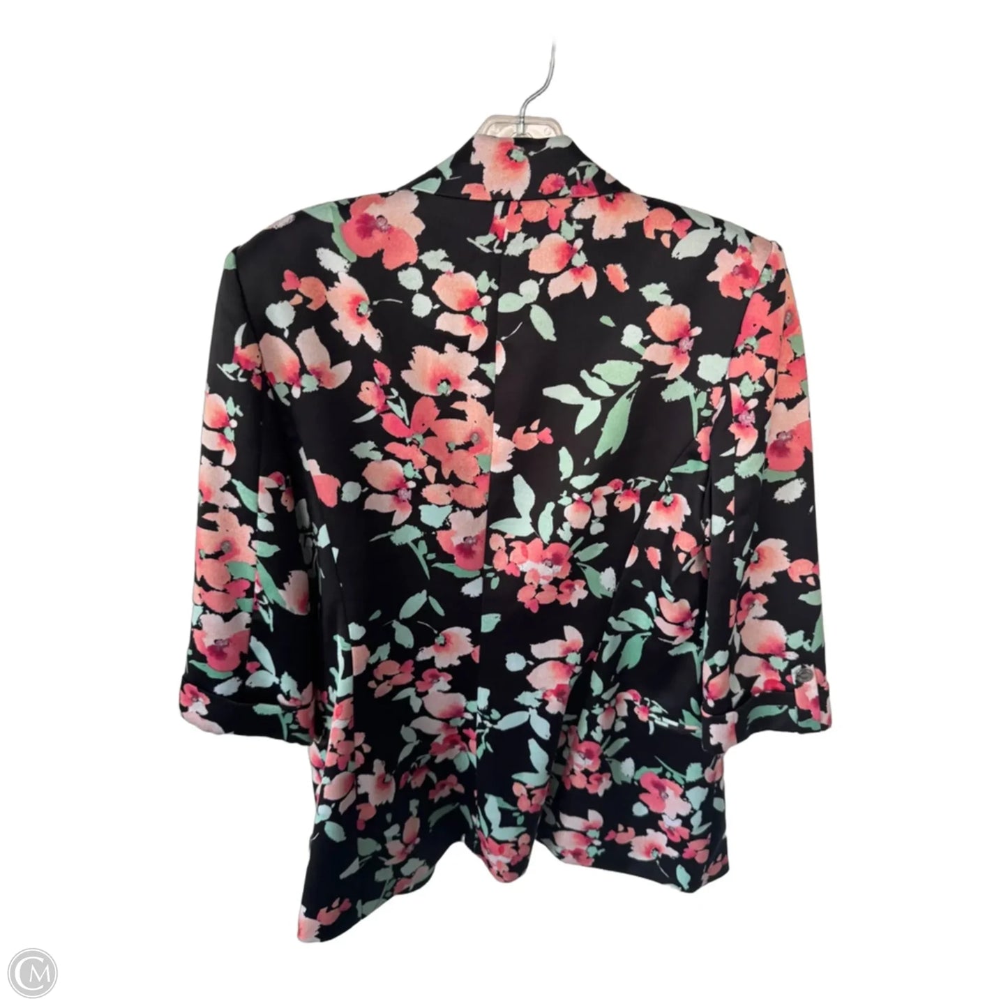 Blazer By Calvin Klein In Black & Green, Size: S