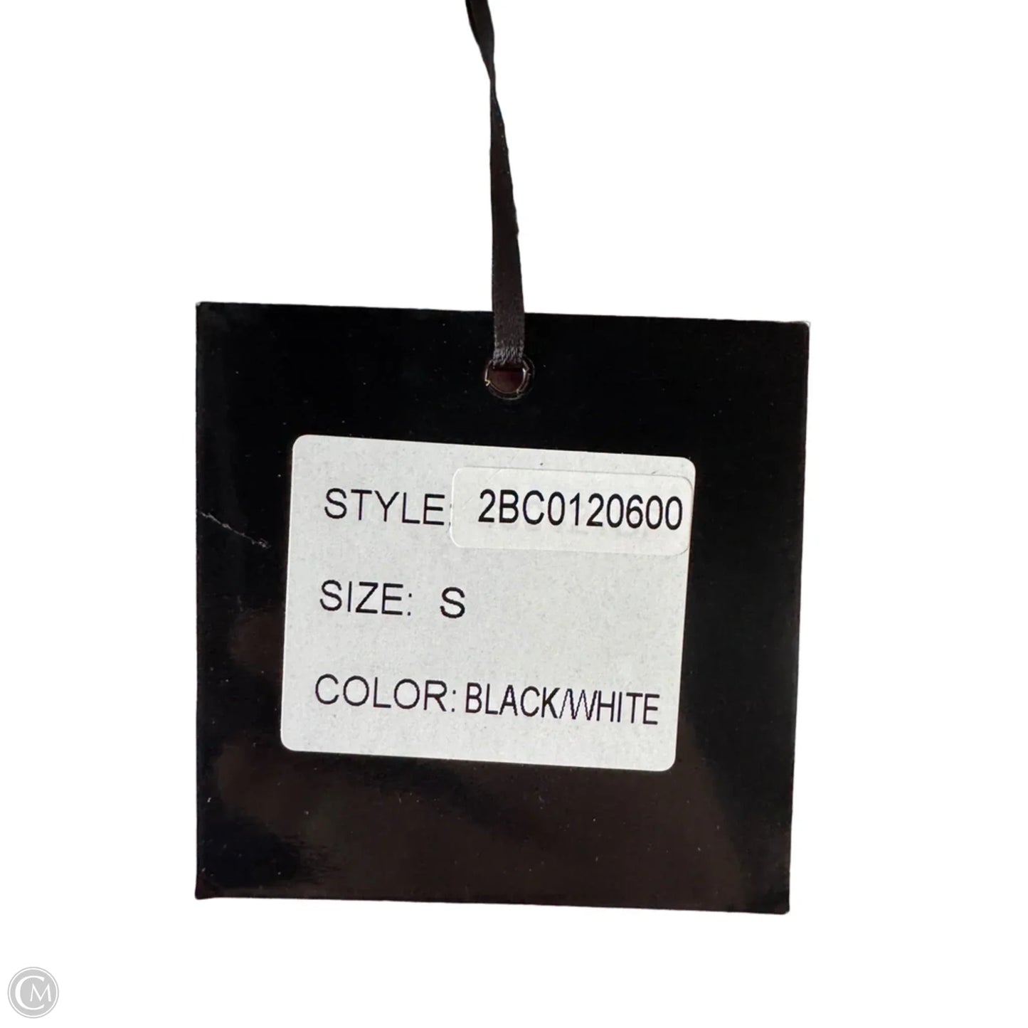 Top Sleeveless By Cliche In Black & White, Size: S