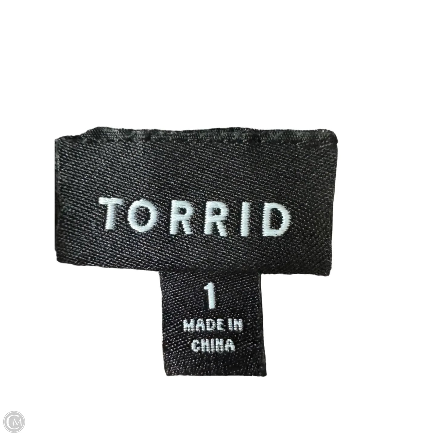 Dress Casual Maxi By Torrid In Black & Purple, Size: 1x