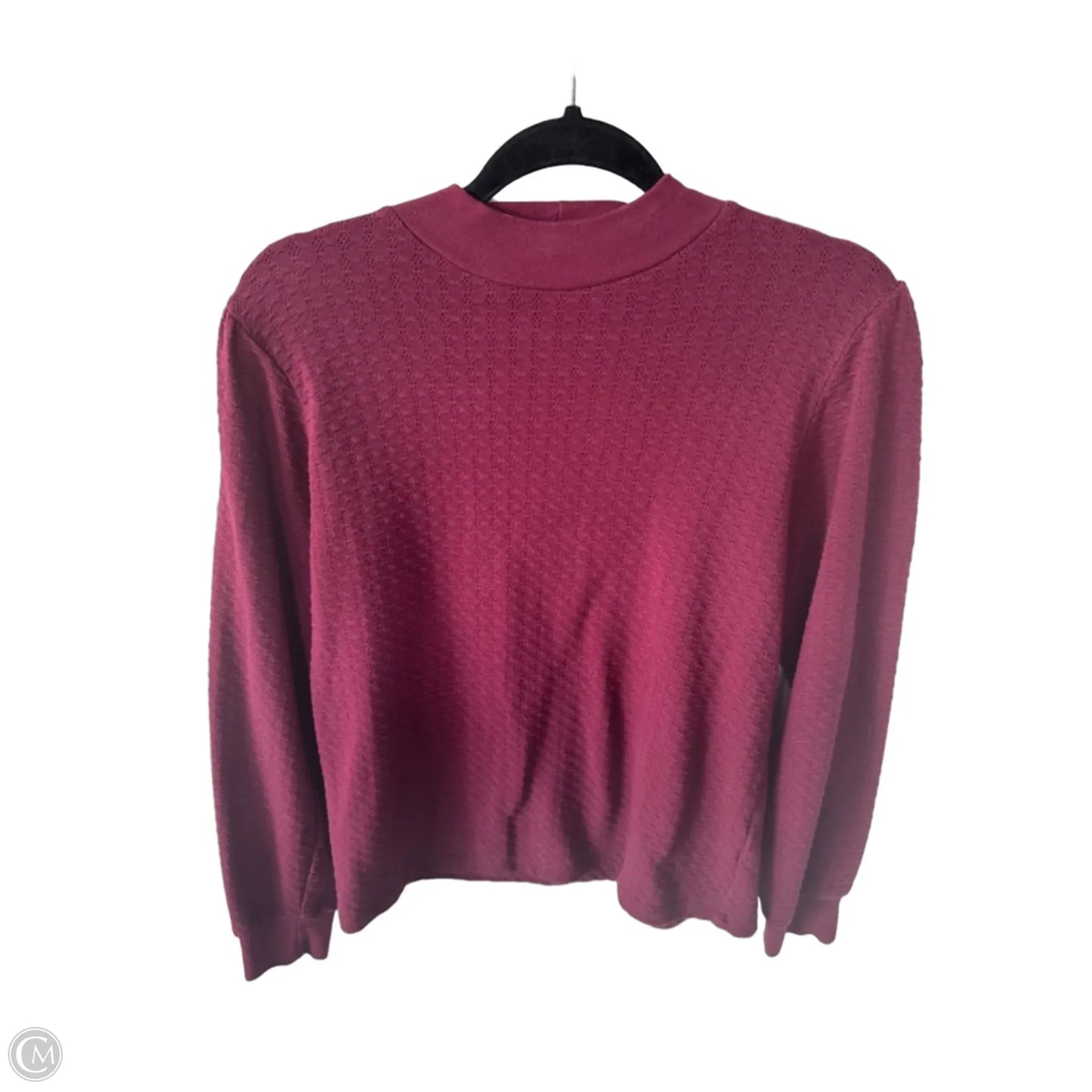 Top Long Sleeve By J. Crew In Red, Size: M