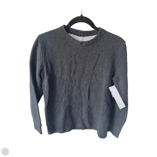 Athletic Sweatshirt Crewneck By Lululemon In Grey, Size: S