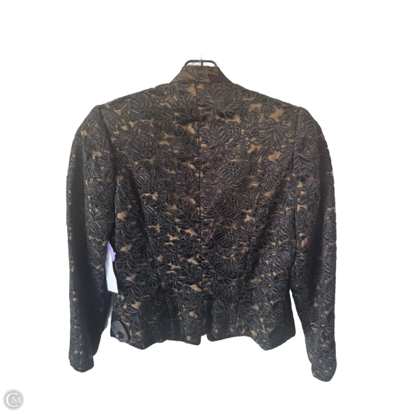 Blazer By Clothes Mentor In Black & Brown, Size: S