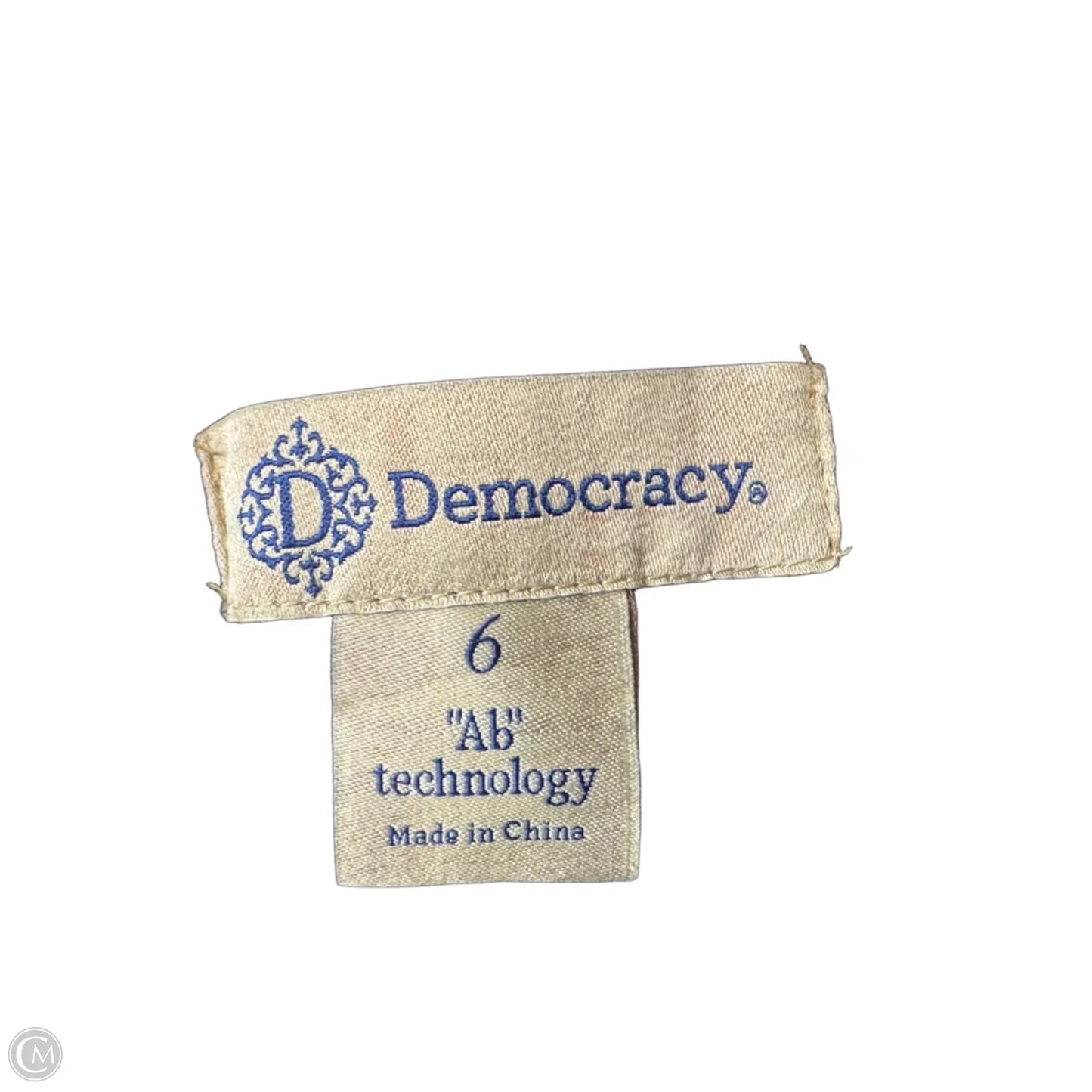 Jeans Straight By Democracy In Blue Denim, Size: 6