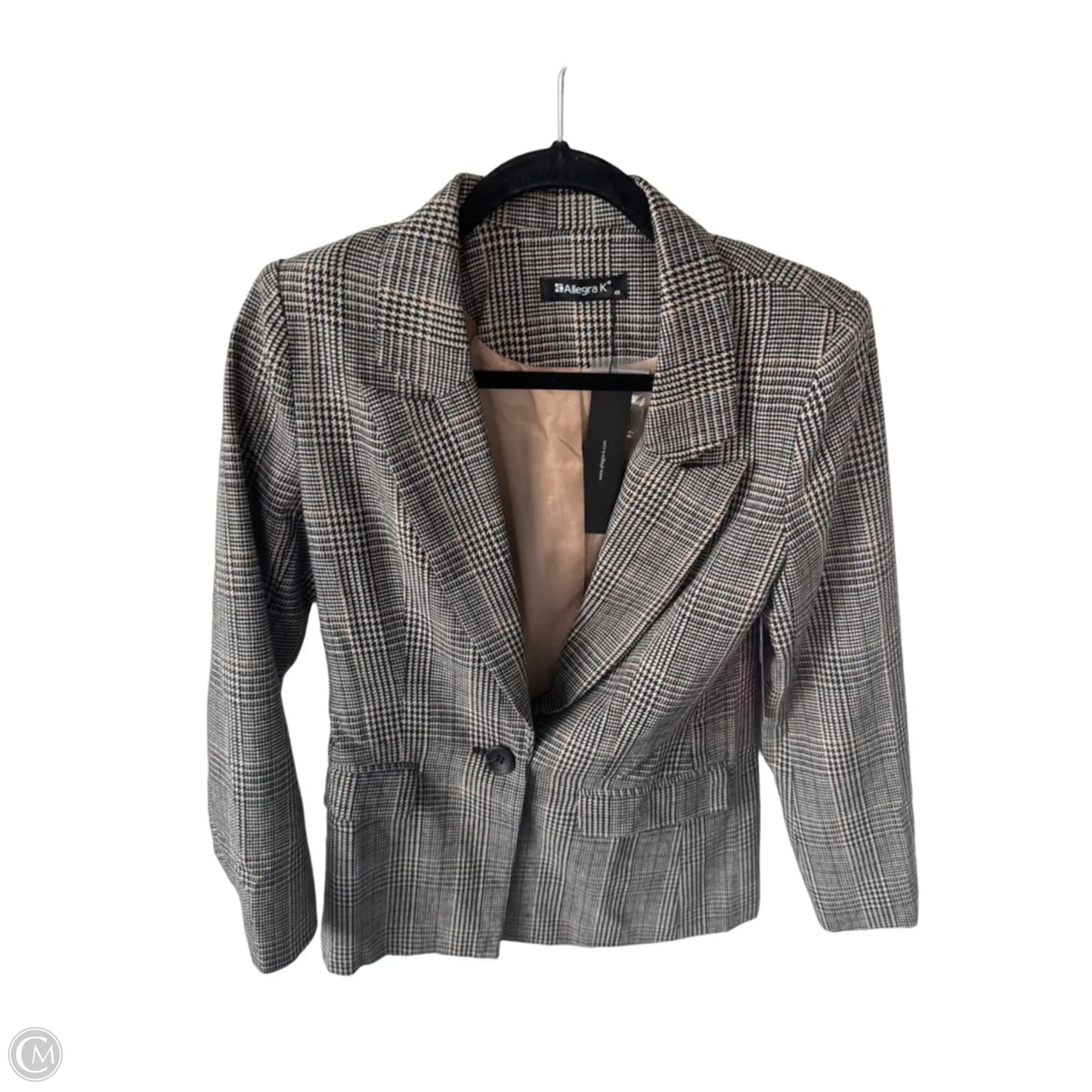 Blazer By Allegra K In Black & Brown, Size: Xs