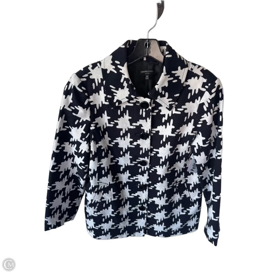 Blazer By Rafaella In Black & White, Size: Mp