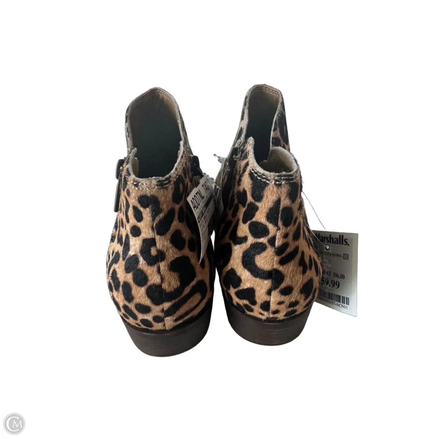 Boots Ankle Flats By Lucky Brand In Animal Print, Size: 8