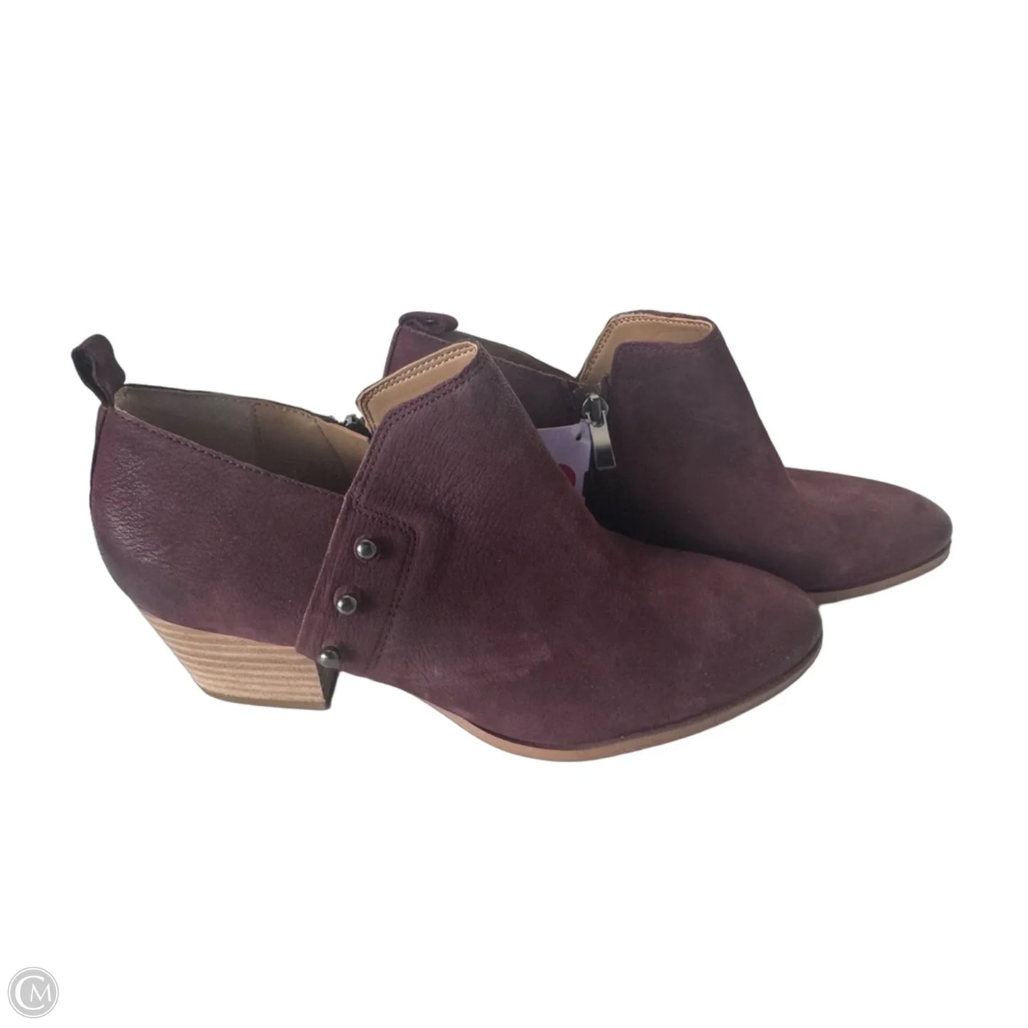 Boots Ankle Heels By Franco Sarto In Red, Size: 8