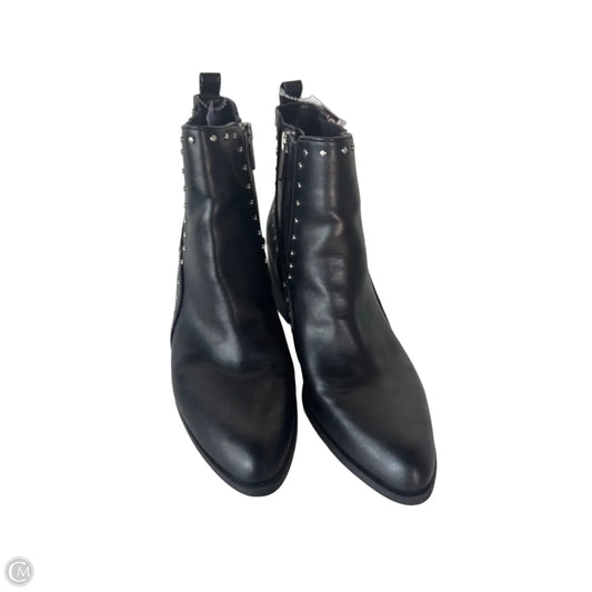 Boots Ankle Heels By Circus By Sam Edelman In Black & Silver, Size: 8