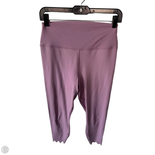 Athletic Leggings By Spiritual Gangster In Purple, Size: 12